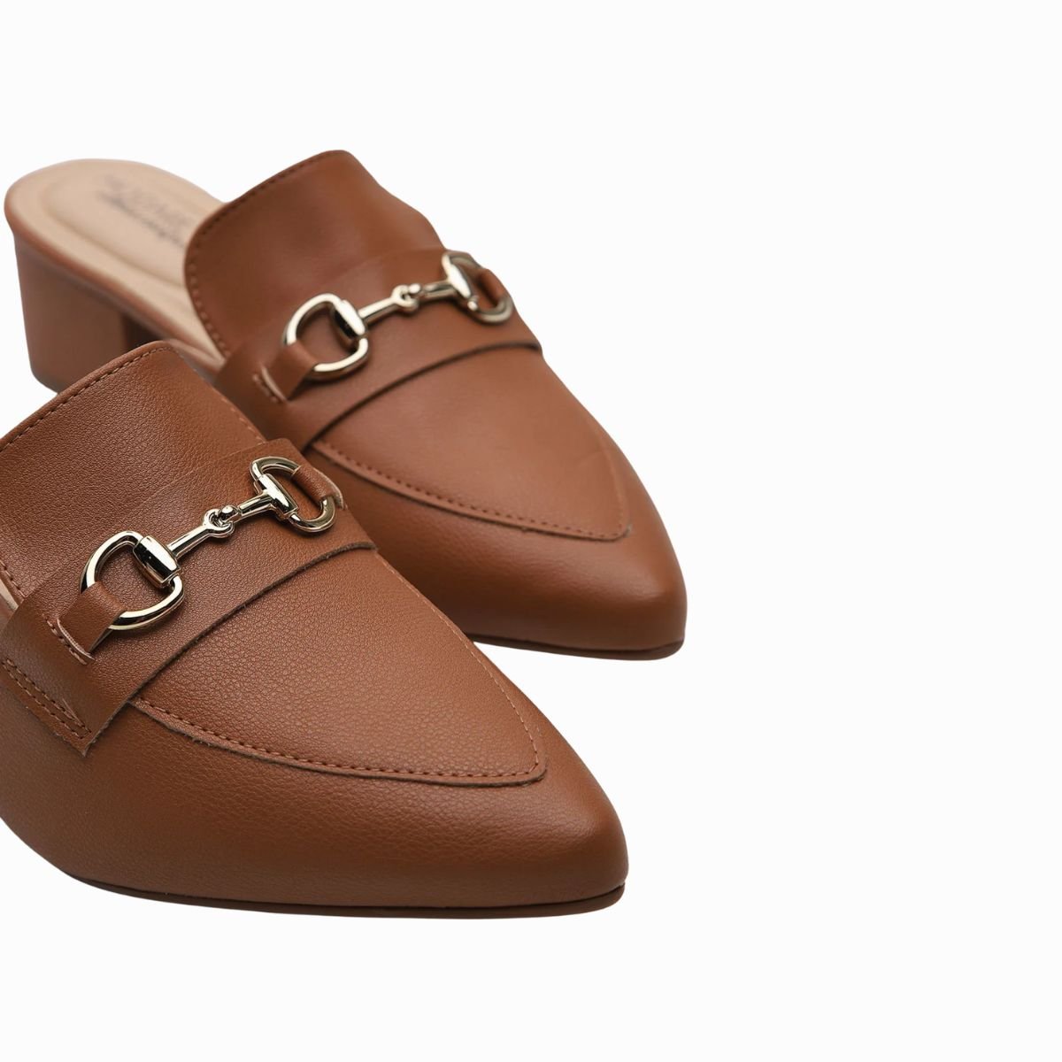 Sapato Feminno Mule Salto Médio Modare Marrom Marrom 5