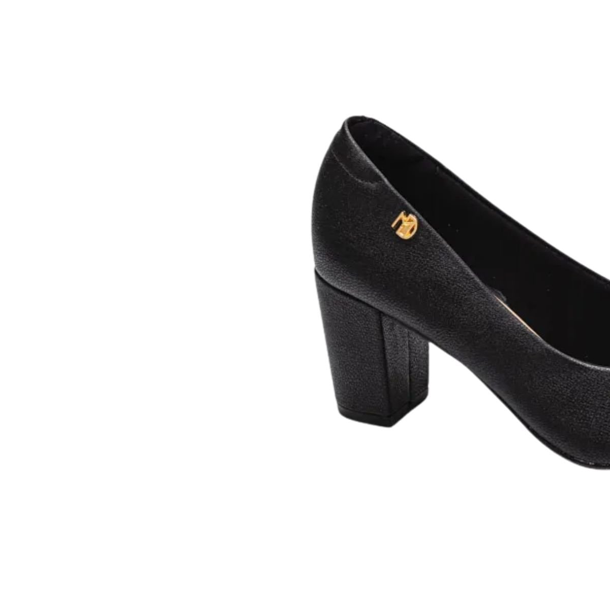 Sapato Feminino Salto Alto Grosso Modare Preto Preto 7