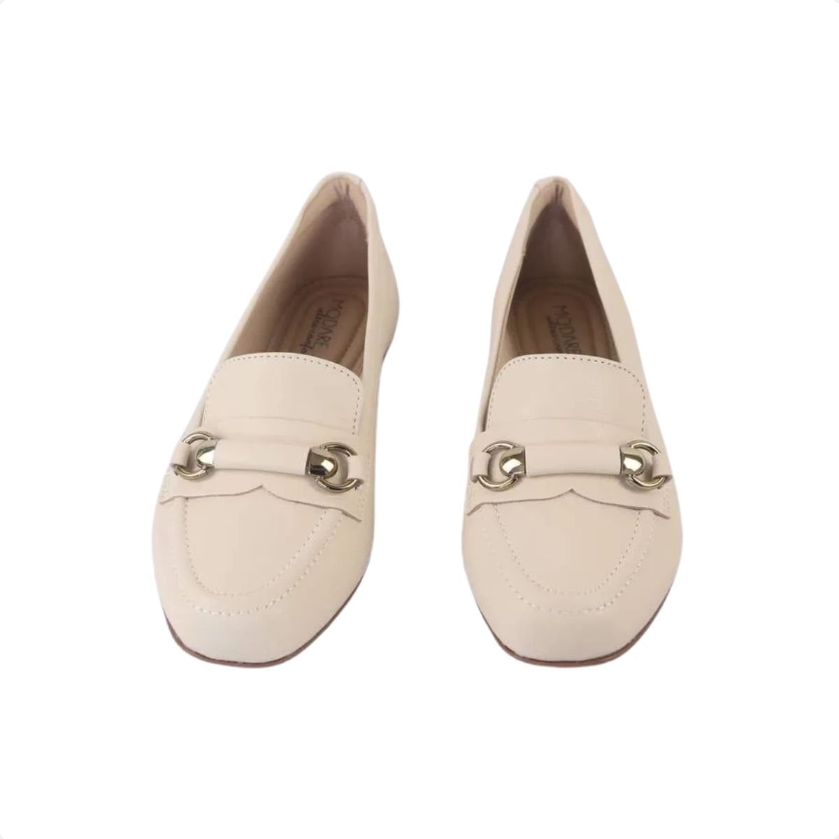 Sapatilha Feminina Bico Quadrado Modare Creme Creme 3
