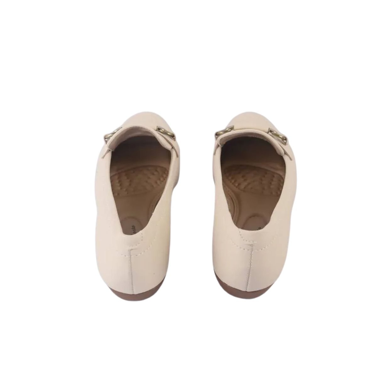 Sapatilha Feminina Bico Quadrado Modare Creme Creme 4