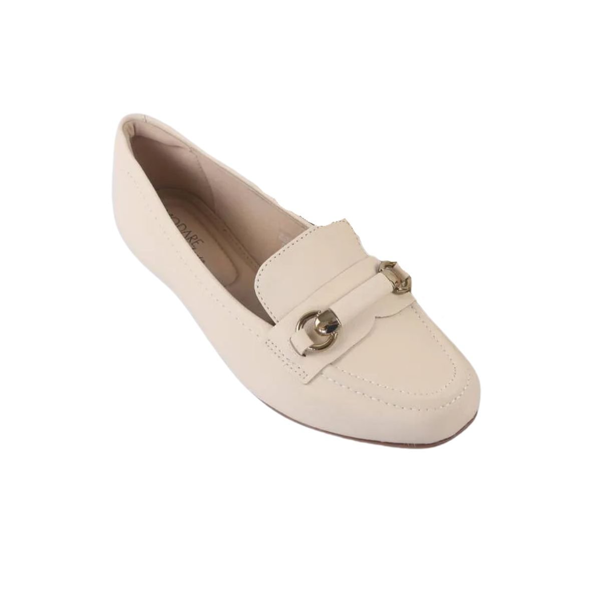 Sapatilha Feminina Bico Quadrado Modare Creme Creme 6