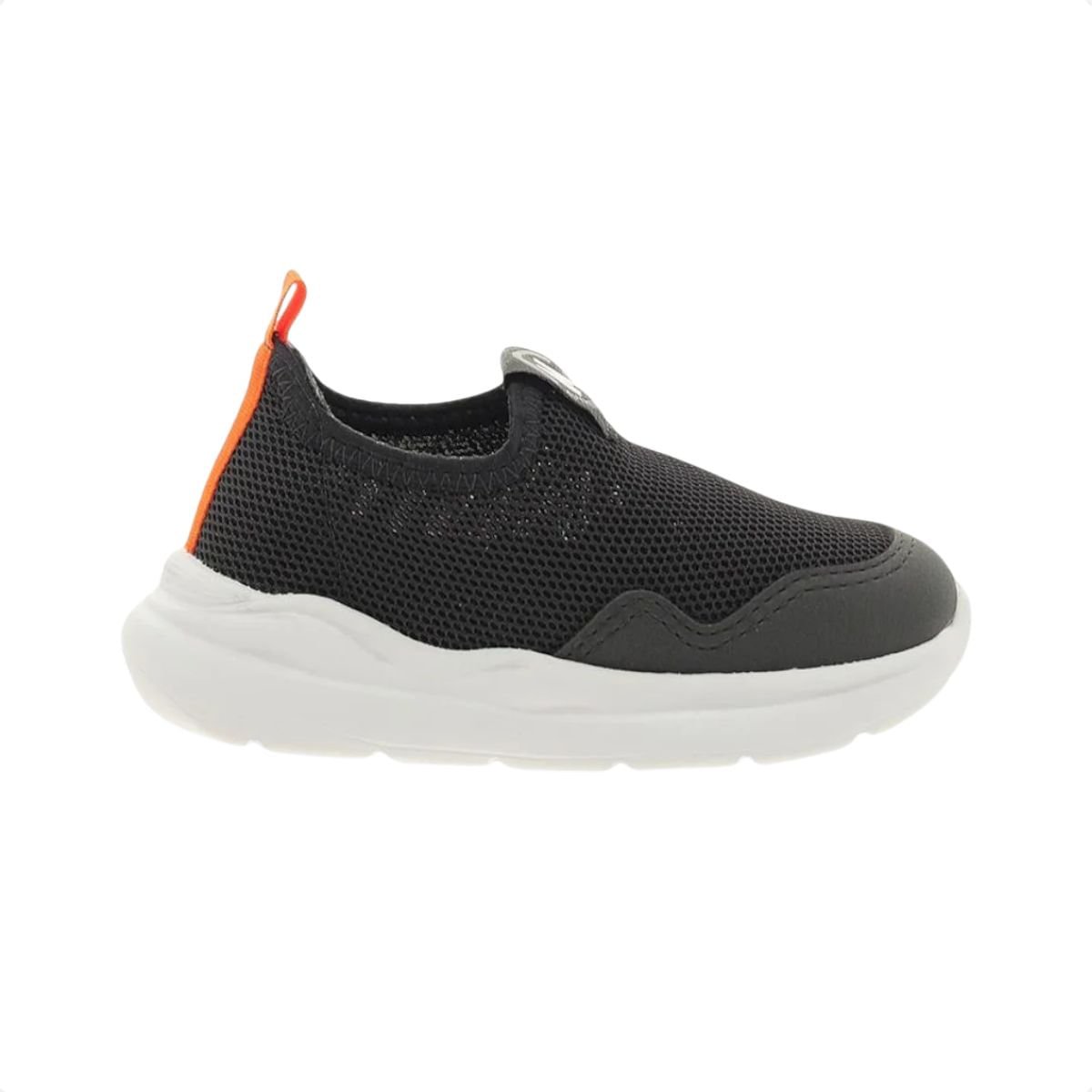 Tênis Running Infantil Molekinho Slip On Preto
