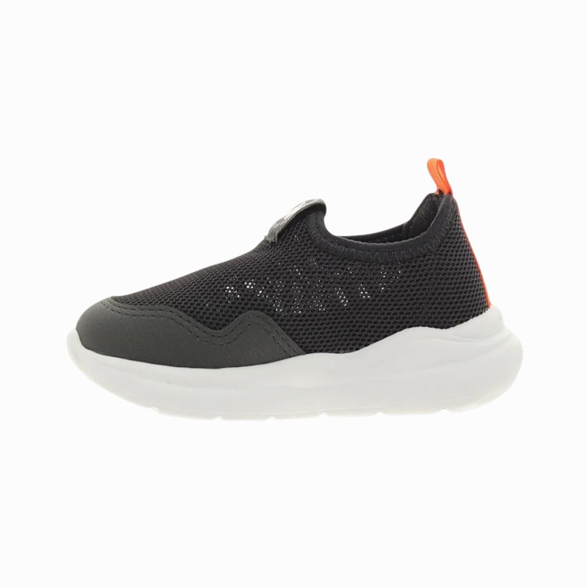Tênis Running Infantil Molekinho Slip On Preto Preto 5