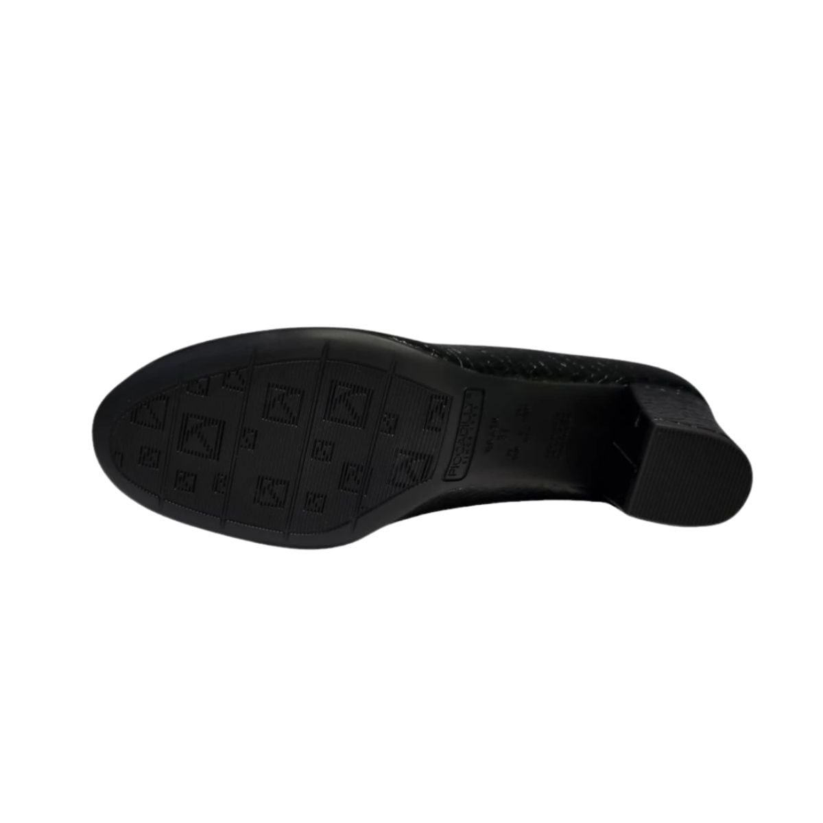 Sapato Feminino Salto Médio Grosso Piccadilly Preto Preto 4