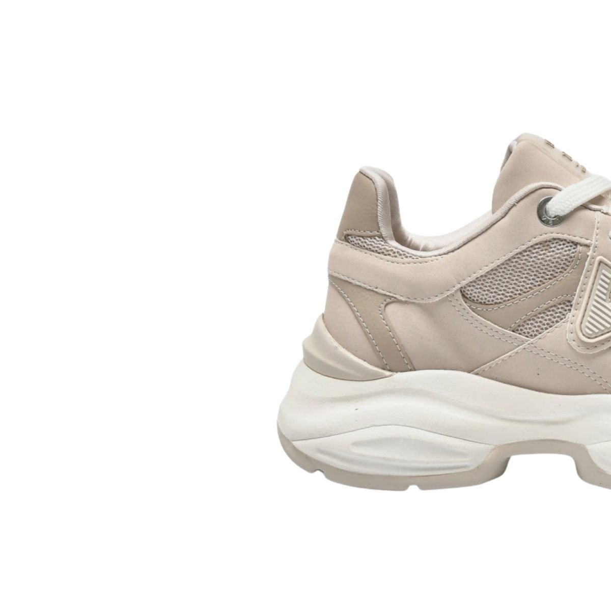 Tênis Moda Feminino Chunky Via Marte Bege Bege 7