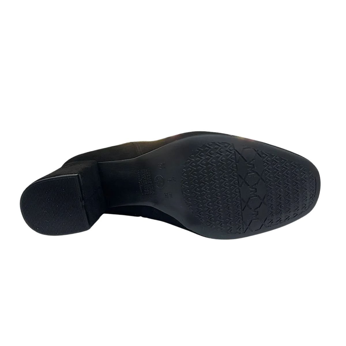 Bota Feminina Cano Baixo Via Marte Preta Preto 4