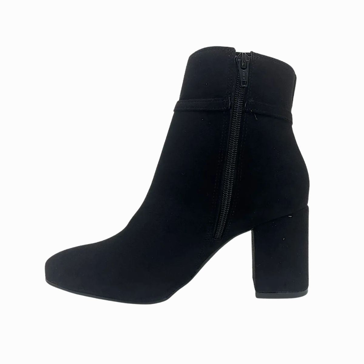 Bota Feminina Cano Baixo Via Marte Preta Preto 5