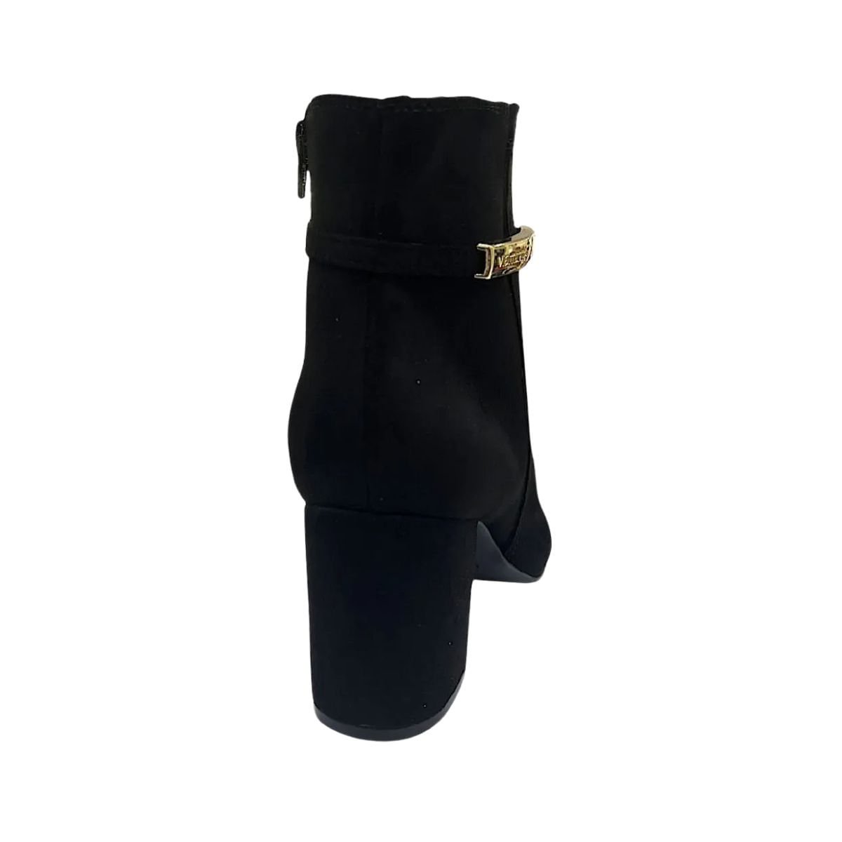Bota Feminina Cano Baixo Via Marte Preta Preto 6