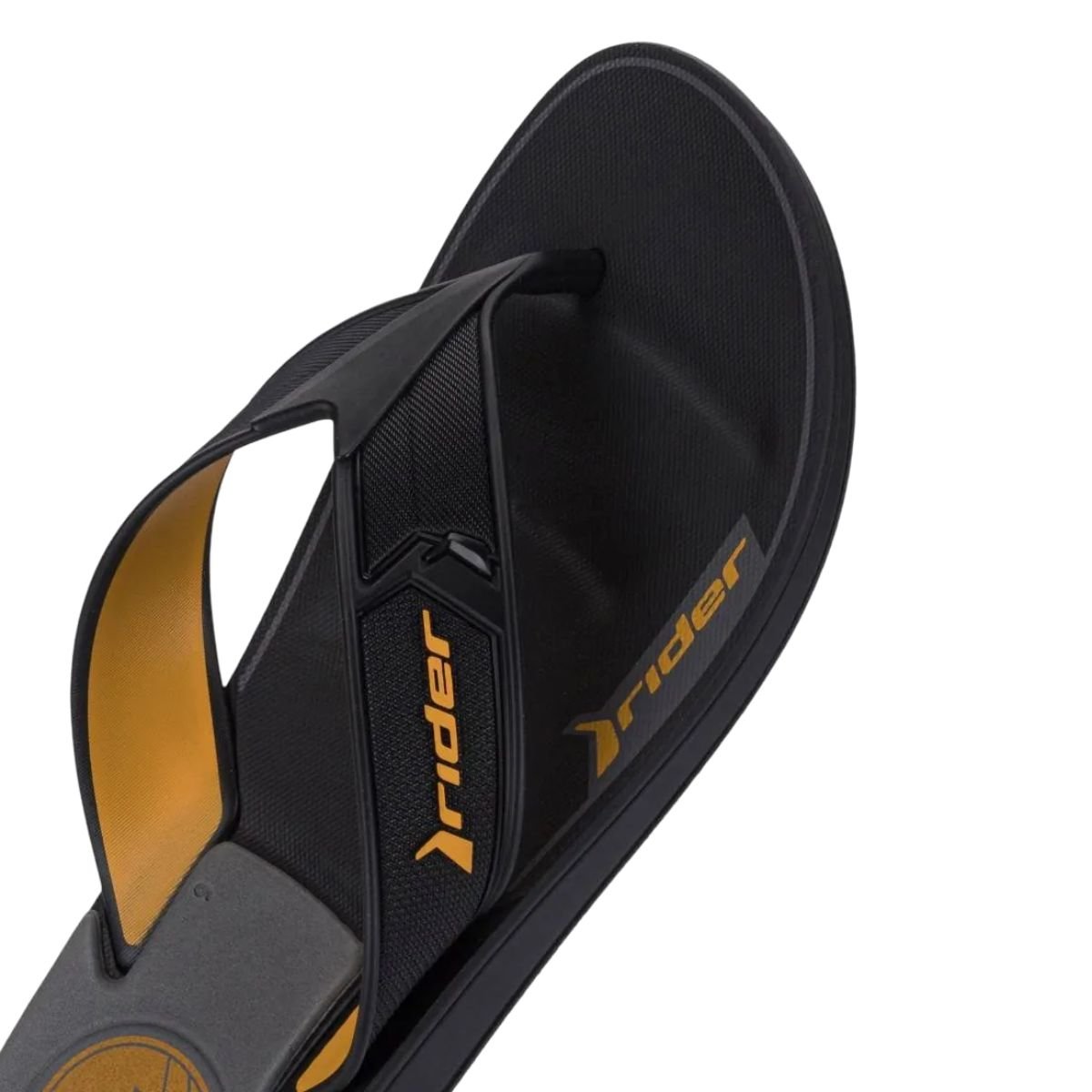 Chinelo Masculino Dedo Rider Start Iii Preto E Amarelo Preto/Amarelo 4