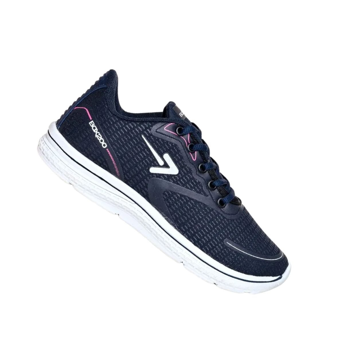 Tênis Running Feminino Box 200 Azul Azul 7