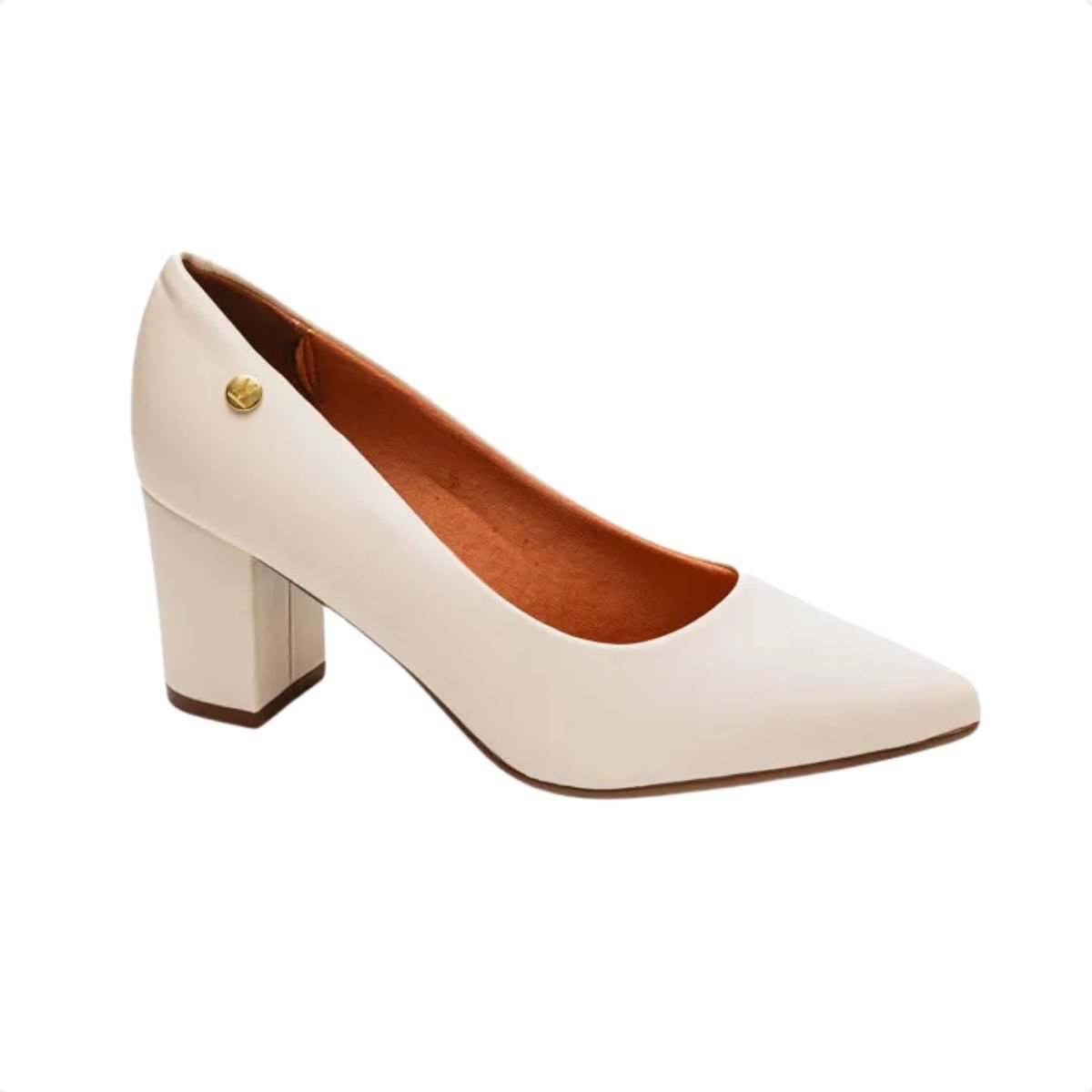 Sapato Vizzano Salto Grosso Sapato Fechado Feminino De Salto Alto