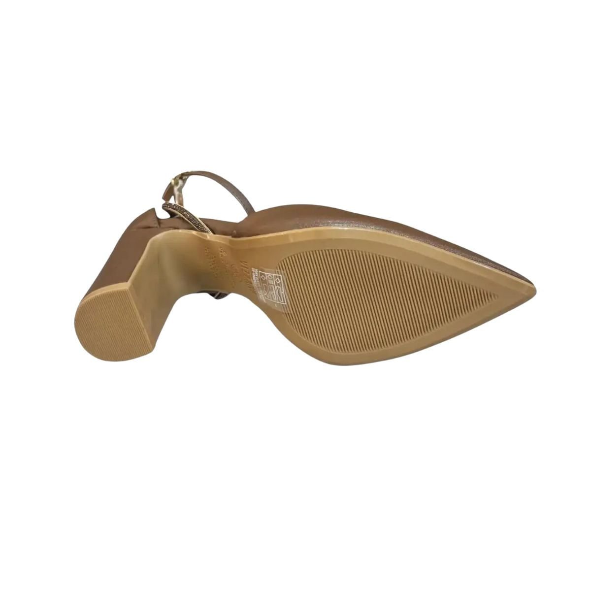 Sapato Feminino Salto Alto Grosso Vizzano Marrom Marrom 3