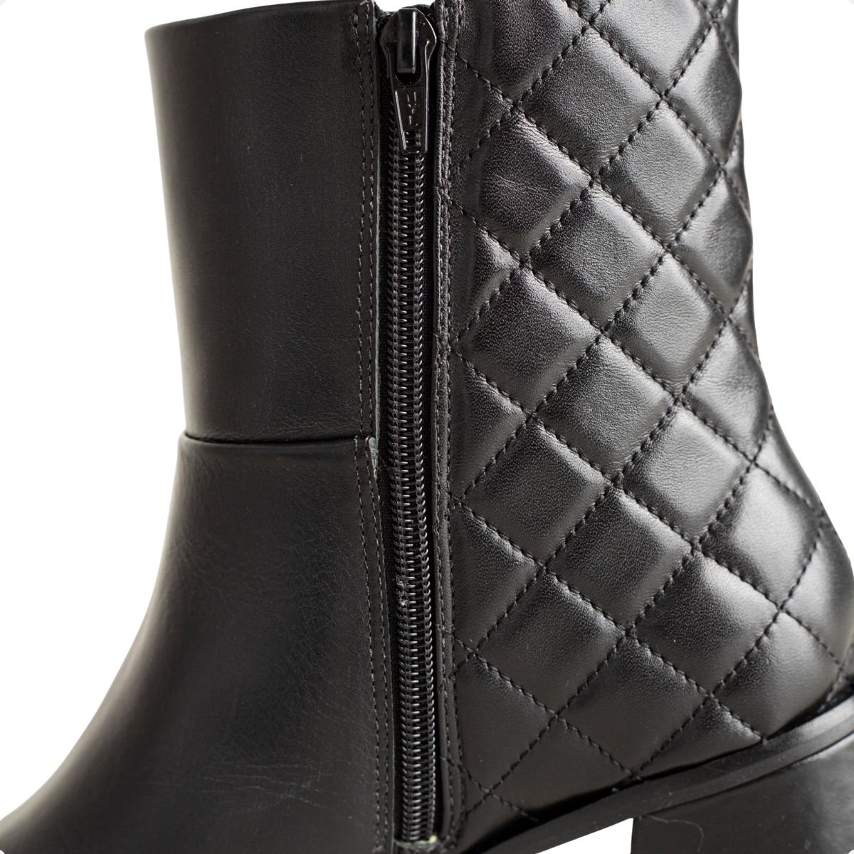 Bota Fem Cano Medio Capodarte Preto 6