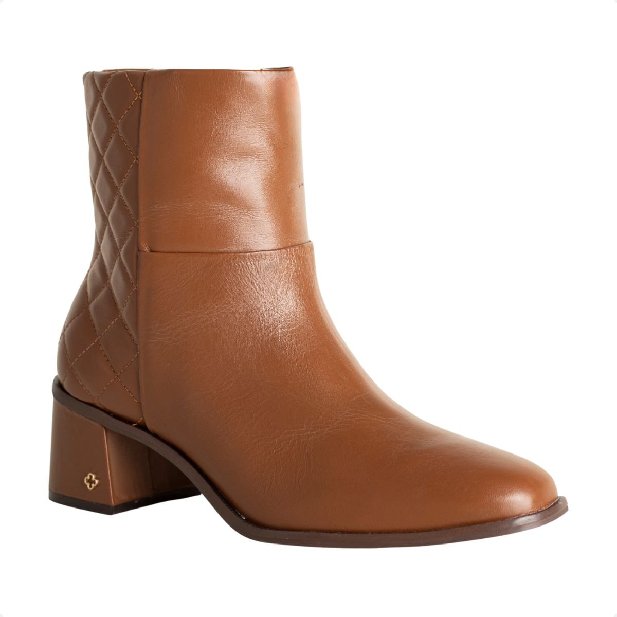 Bota Fem Cano Medio Capodarte Marrom 2