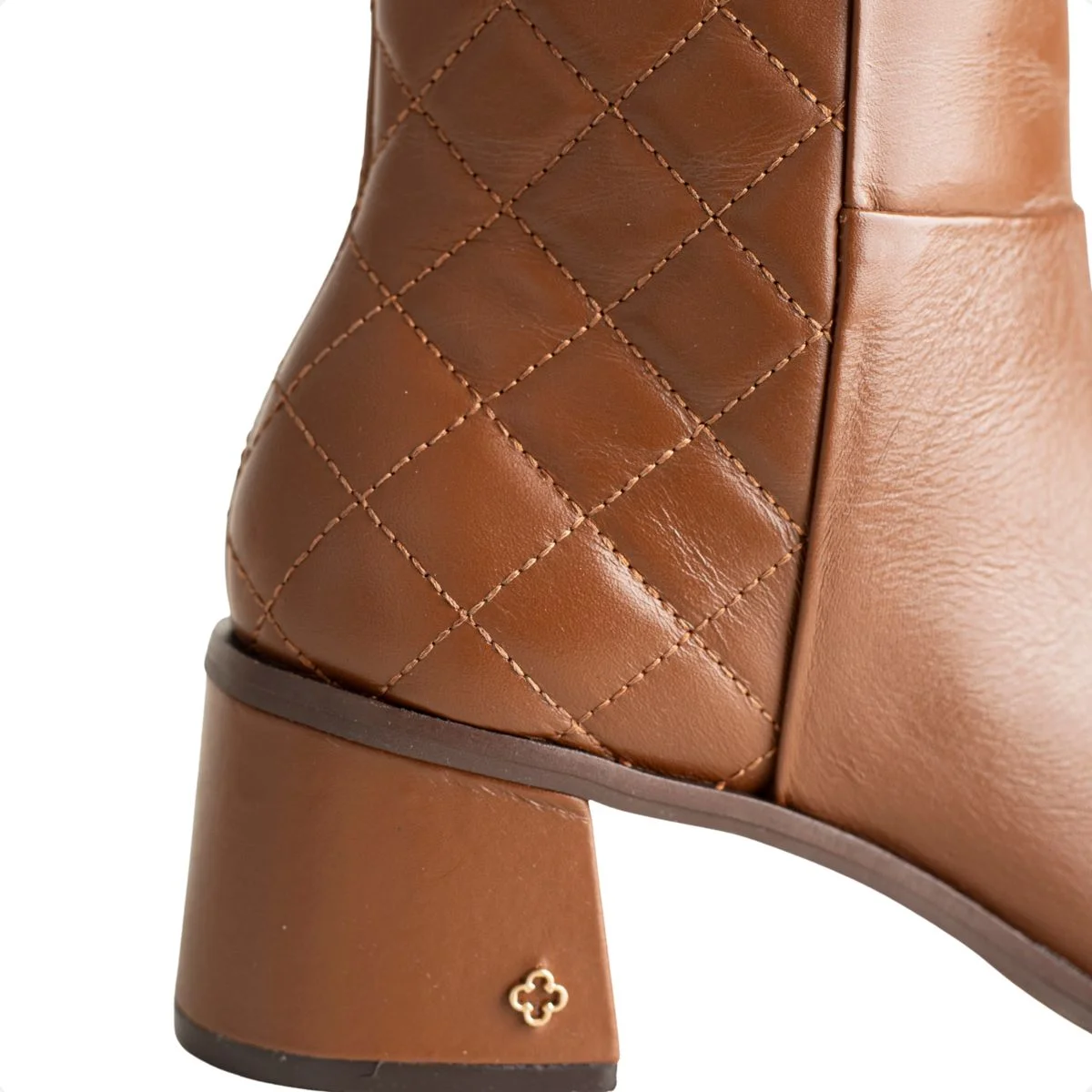 Bota Fem Cano Medio Capodarte Marrom 3