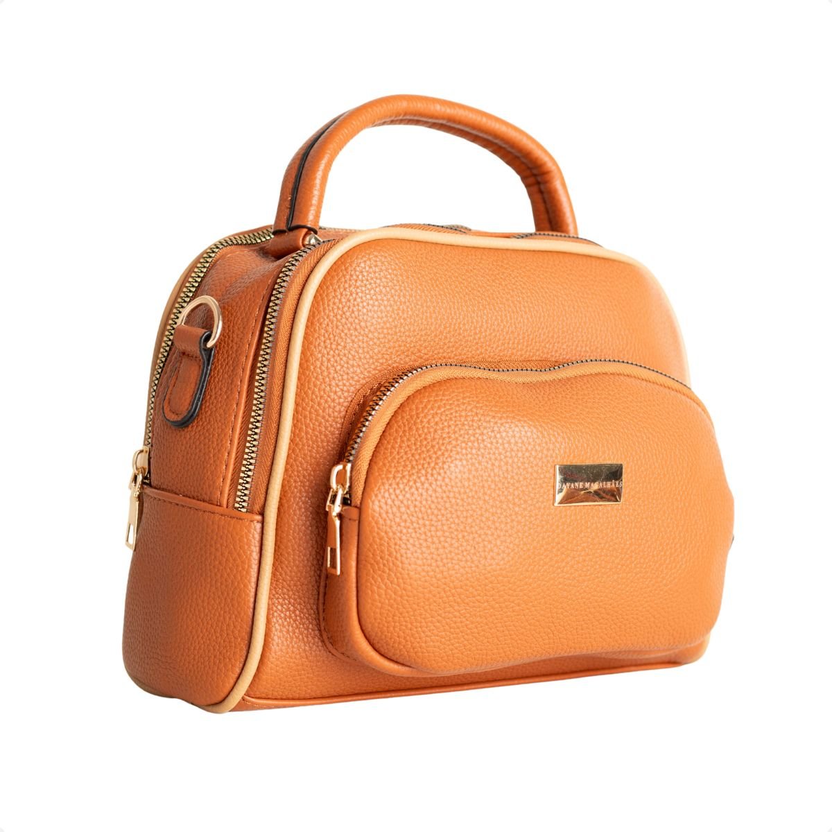 Bolsa Dm Bella Cross Caramelo Caramelo 2