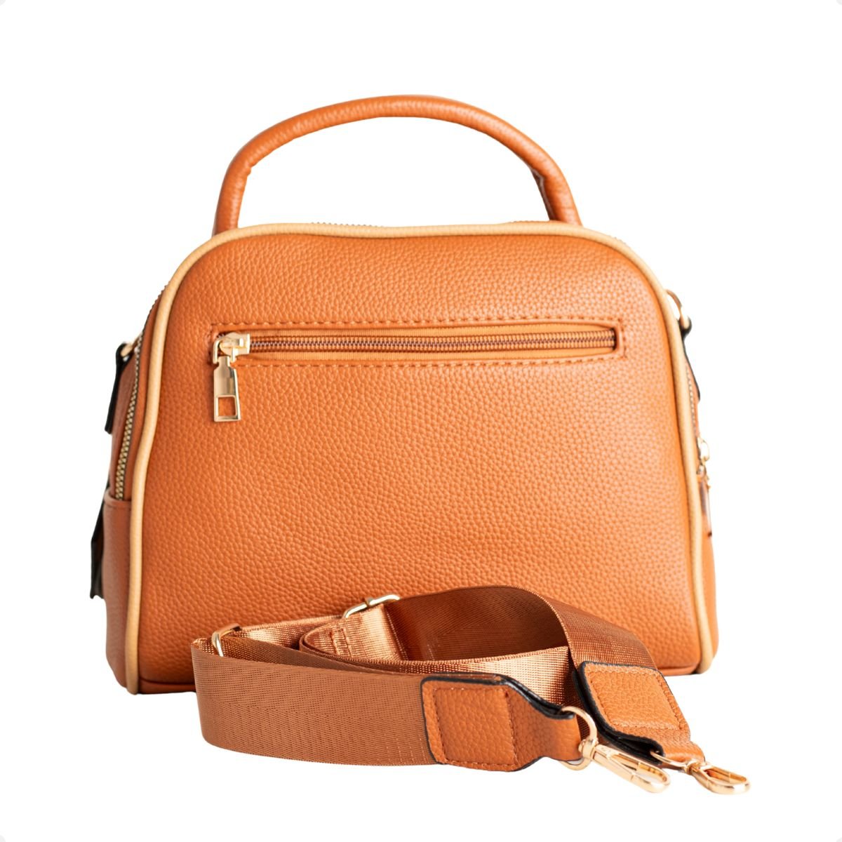 Bolsa Dm Bella Cross Caramelo Caramelo 5