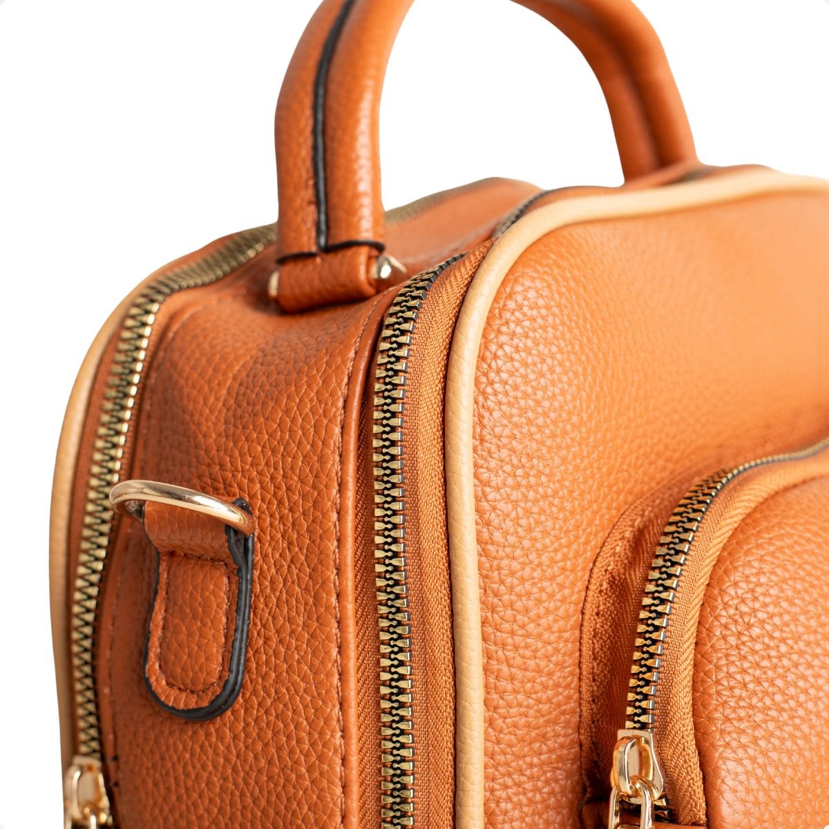 Bolsa Dm Bella Cross Caramelo Caramelo 7