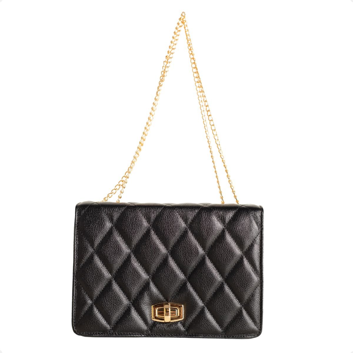 Bolsa Dm Ella Matelassê Preto 5