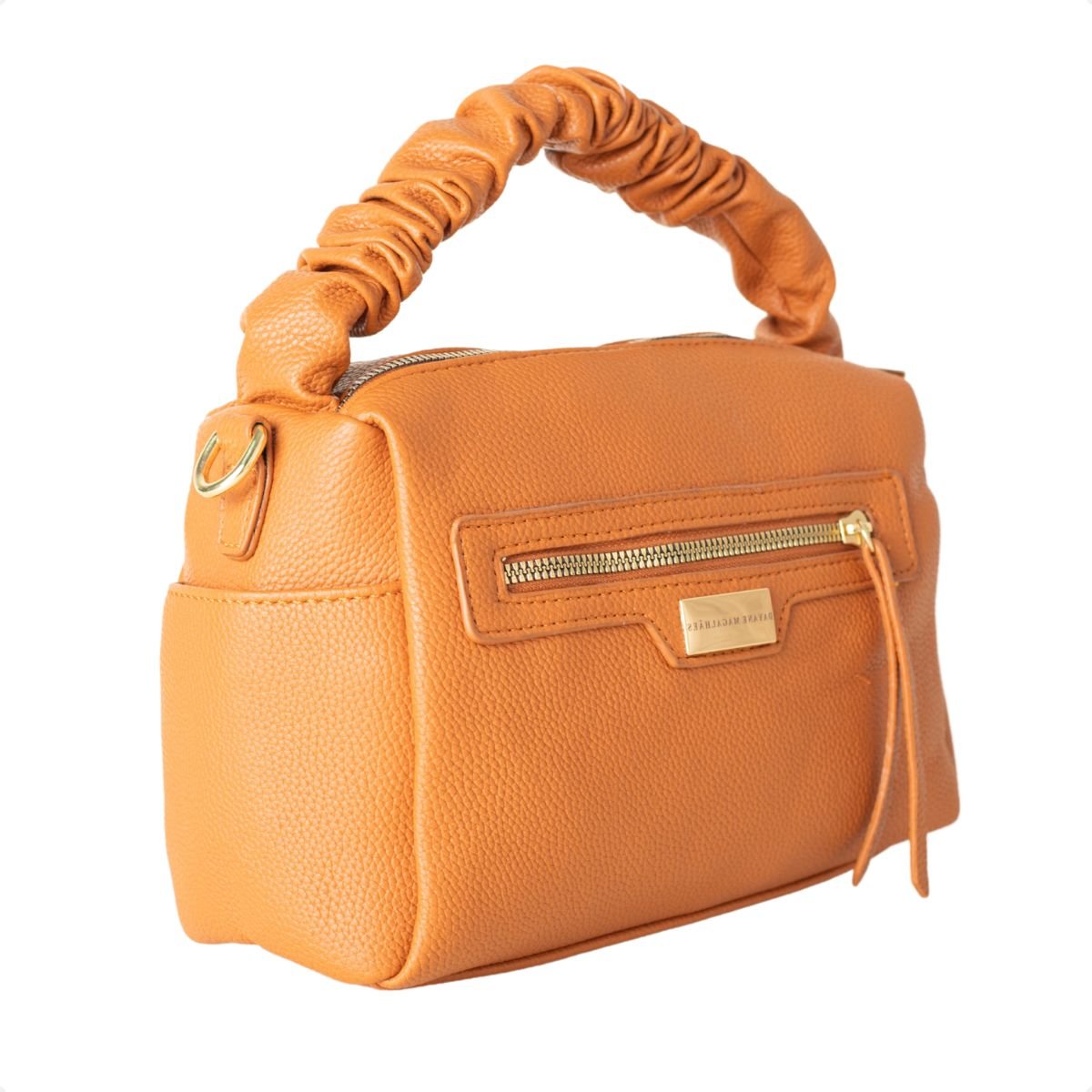 Bolsa Pouch Franzida Caramelo Dm Obsession Caramelo 2