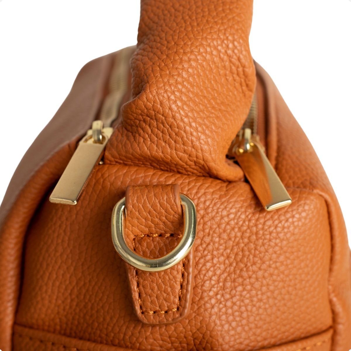 Bolsa Pouch Franzida Caramelo Dm Obsession Caramelo 7