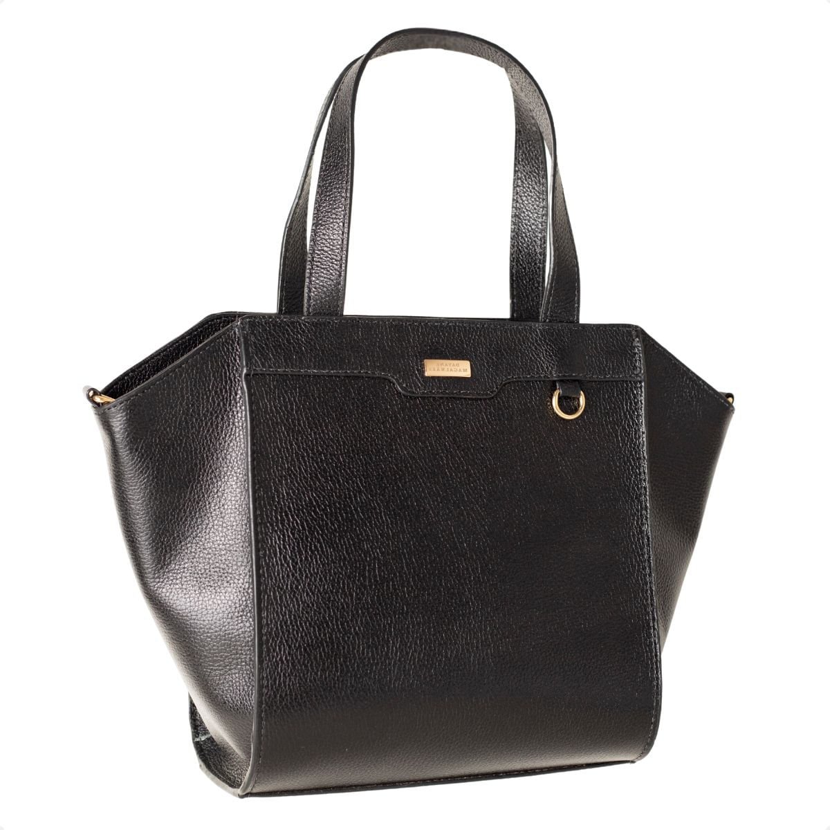 Bolsa Casual Preta Texturizada Dm Obsession Preto 2