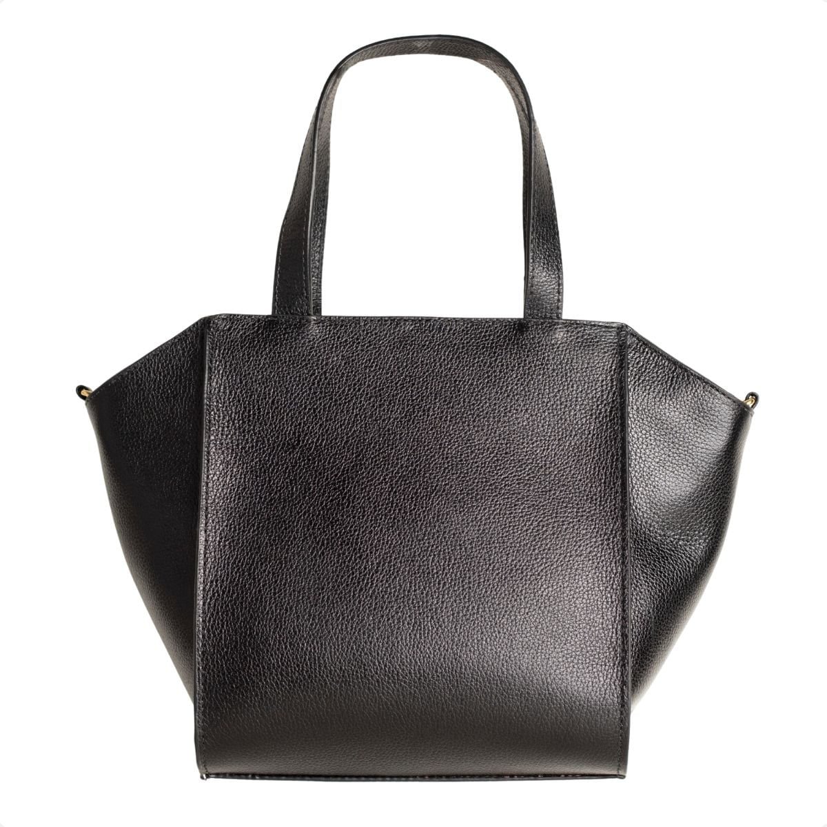 Bolsa Casual Preta Texturizada Dm Obsession Preto 4