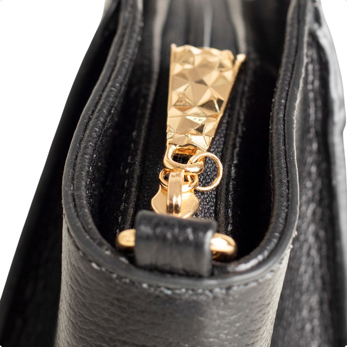 Bolsa Casual Preta Texturizada Dm Obsession Preto 7