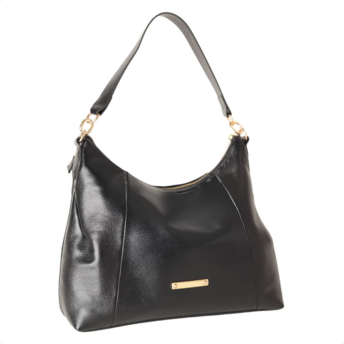 Bolsa Dm Siena Casual Preta Preto 2