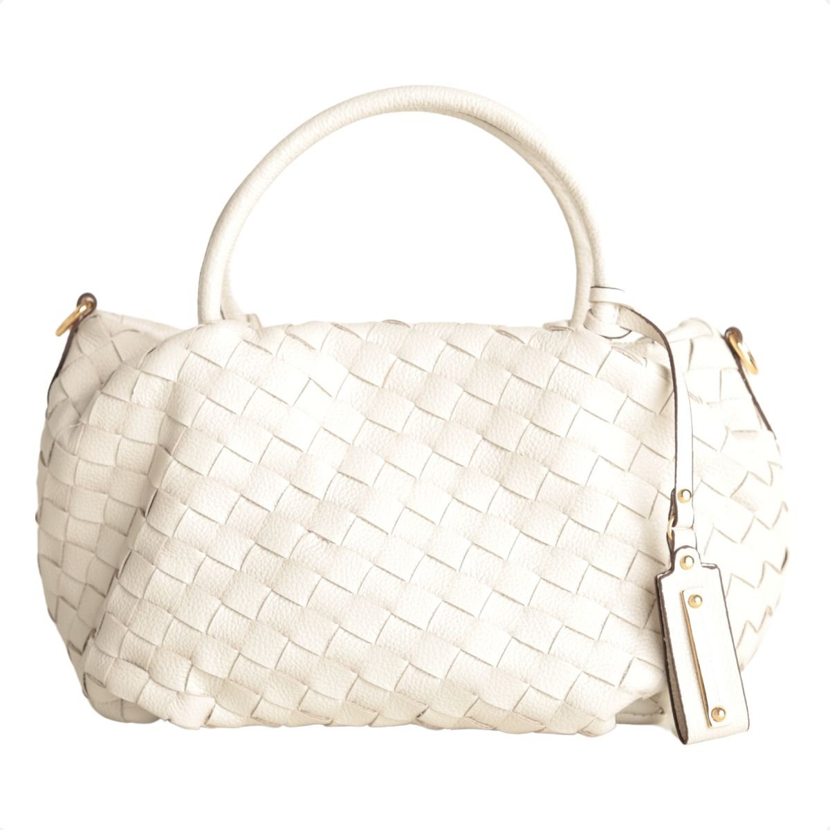 Bolsa Capri Trançada Dm Off-White Off White 1