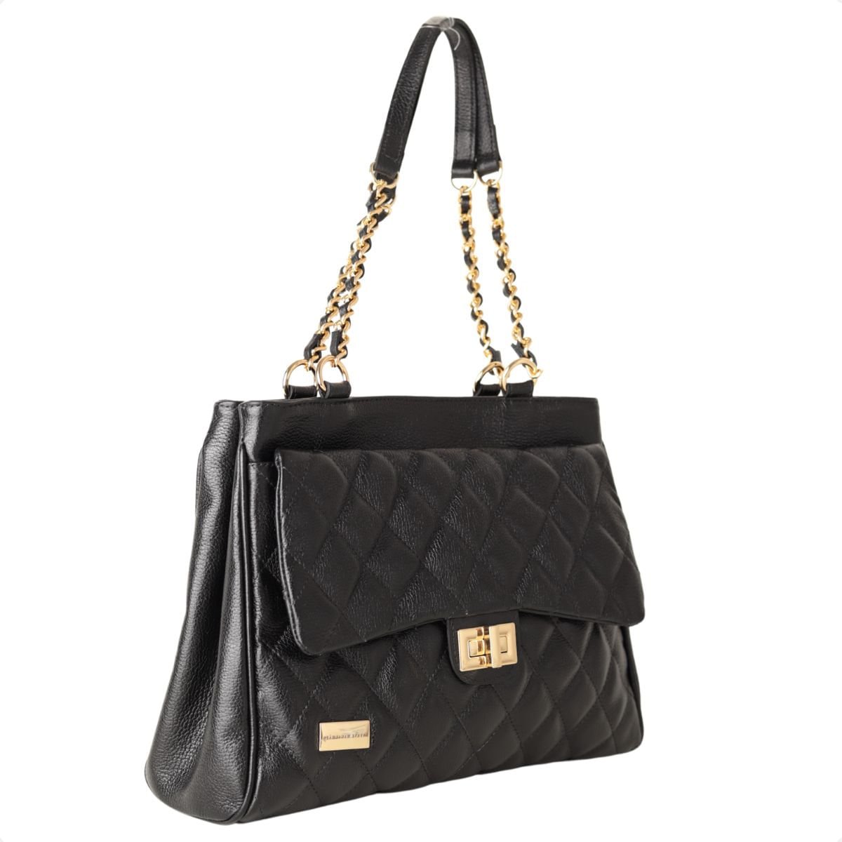 Bolsa Cannes Dm Matelassê Preto Preto 2