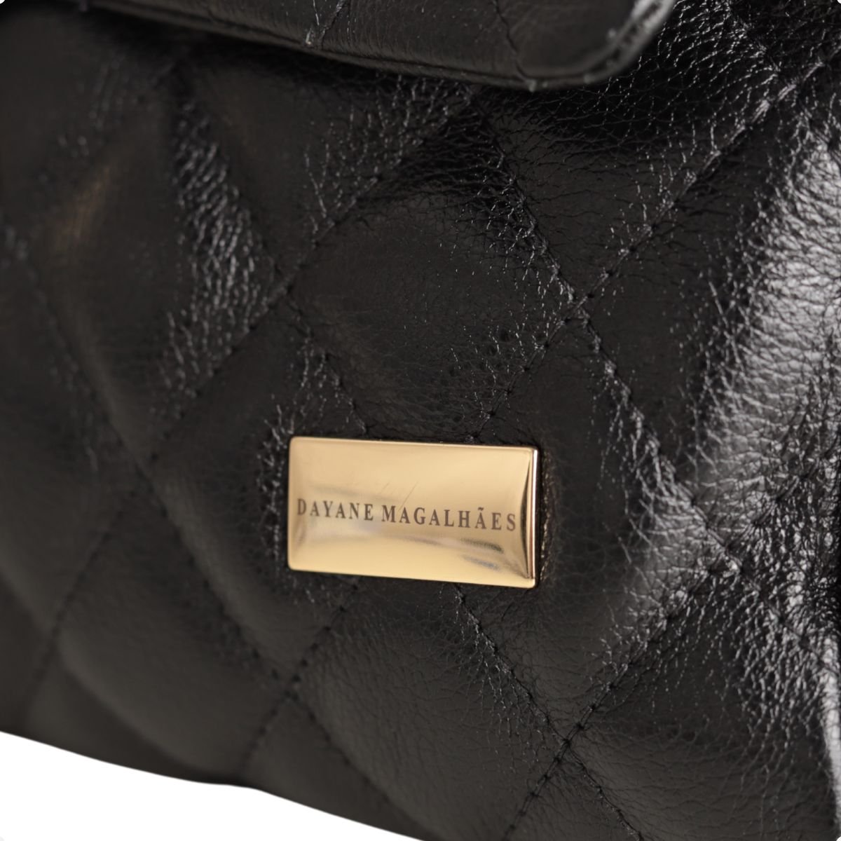 Bolsa Cannes Dm Matelassê Preto Preto 3