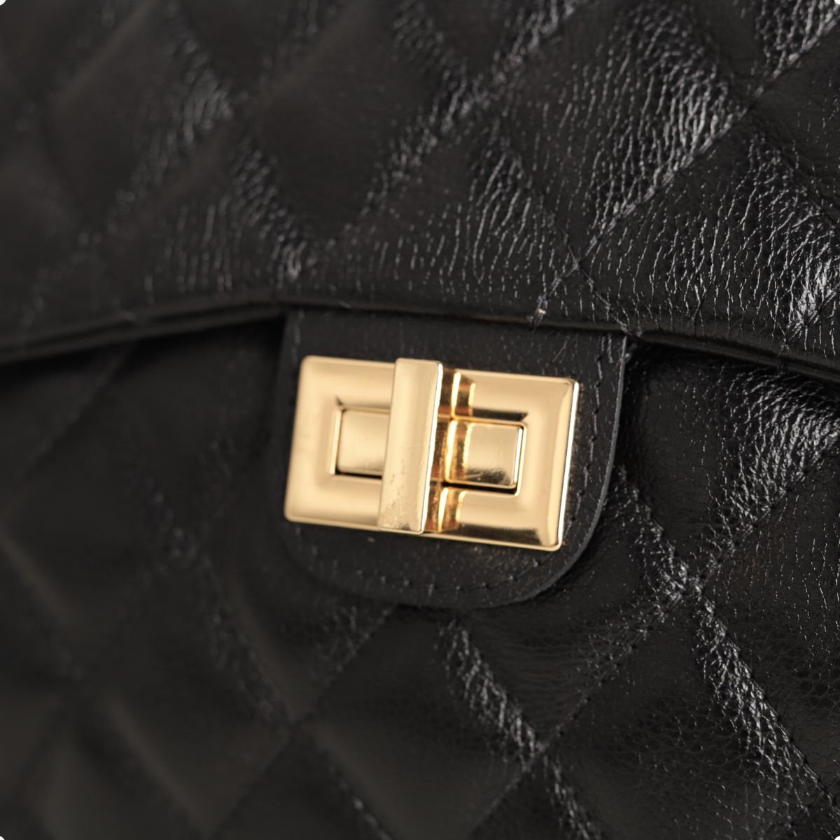 Bolsa Cannes Dm Matelassê Preto Preto 7