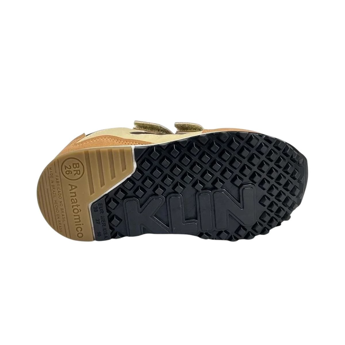 Tênis Casual Infantil Klin Walk Mini Marrom Marrom 5