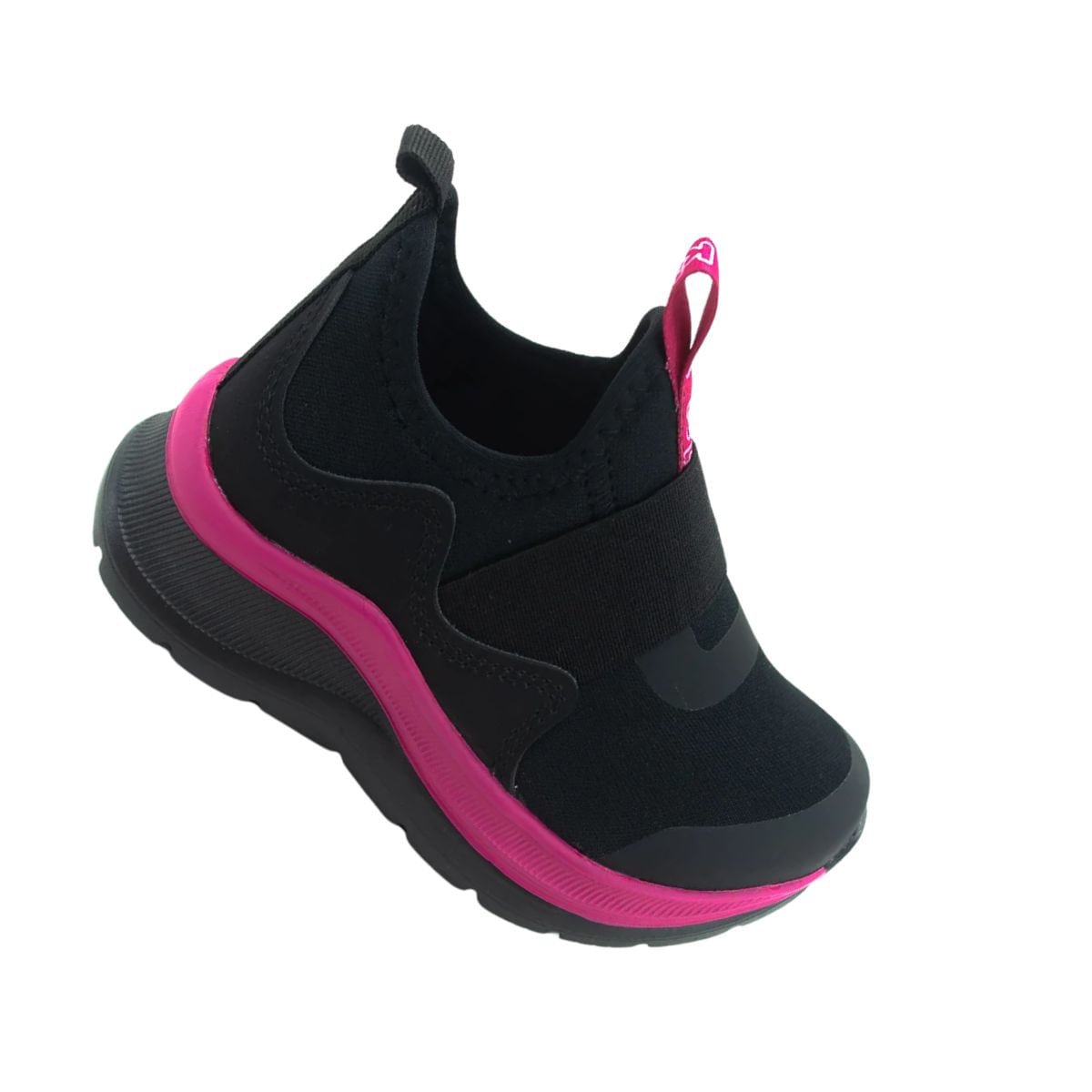 Tênis Running Infantil Klin Way Preto E Pink Preto/Pink 7