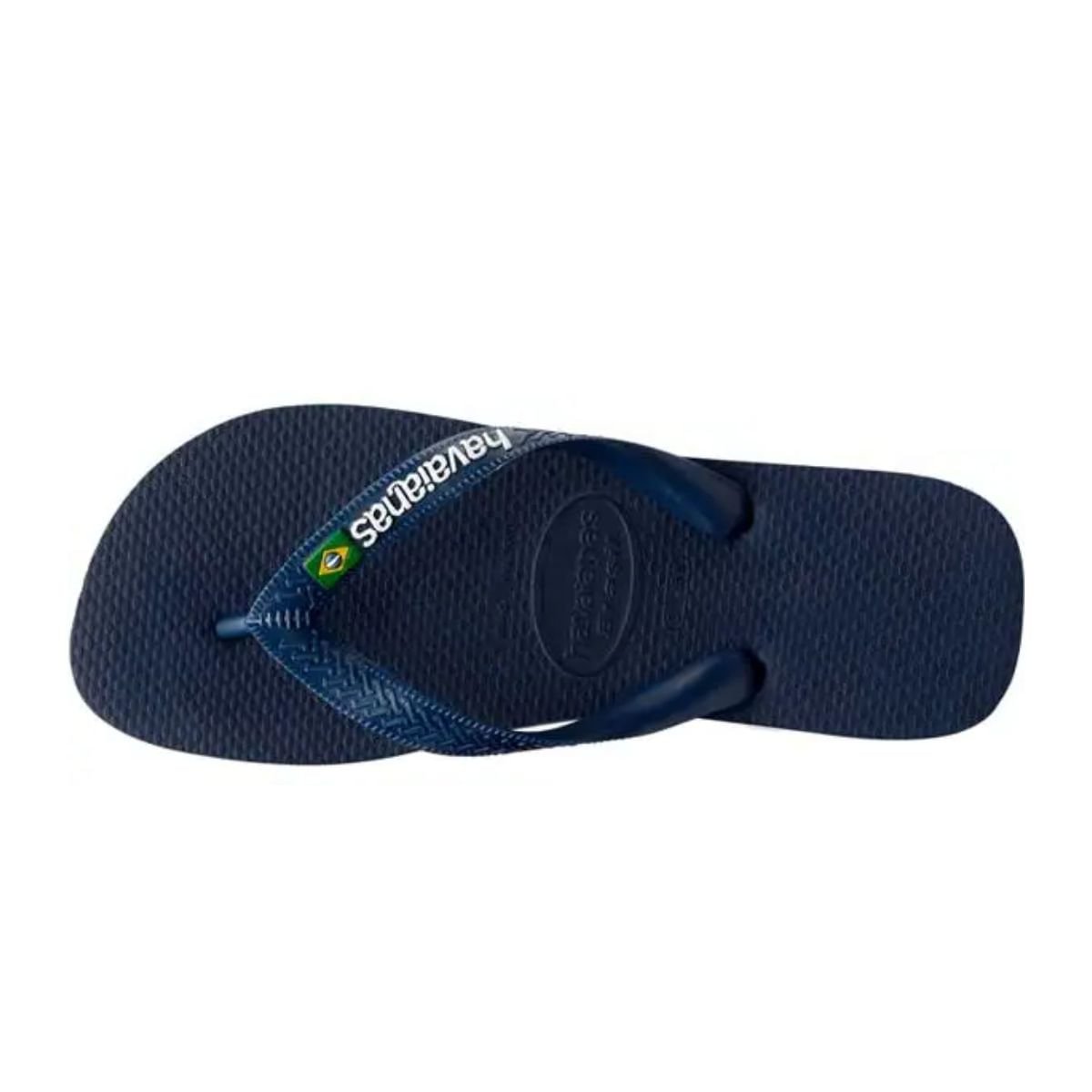 Chinelo Adulto Masculino Dedo Havaianas Brasil Logo Azul Azul Marinho 5