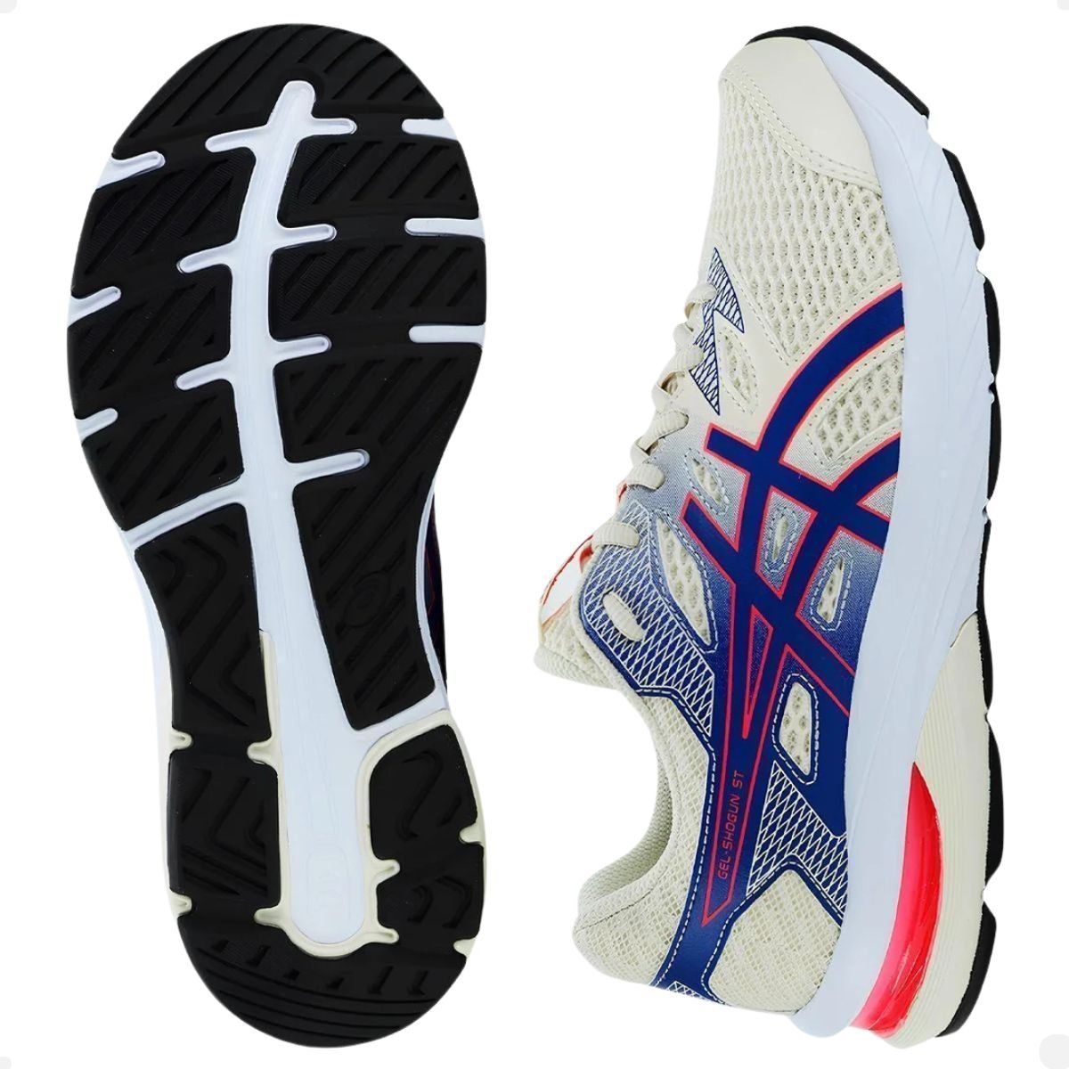Tenis Running Fem Asics Gel-Shogun St 1202a513-200 Azul 2