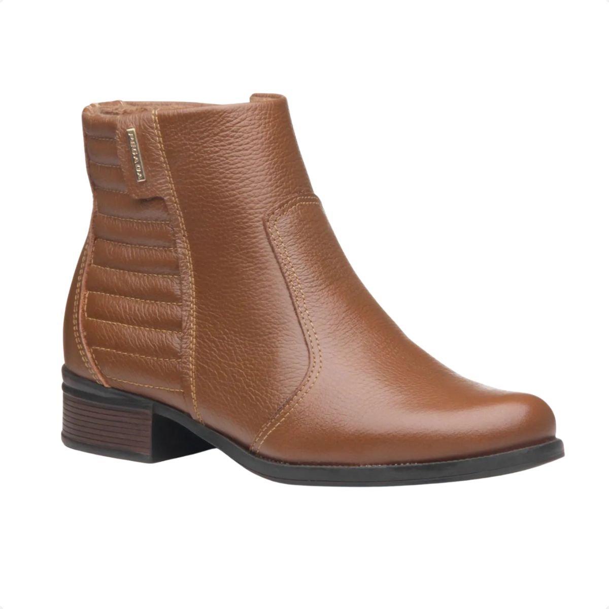 Bota Feminina Cano Baixo Diana Pegada Marrom Marrom 2