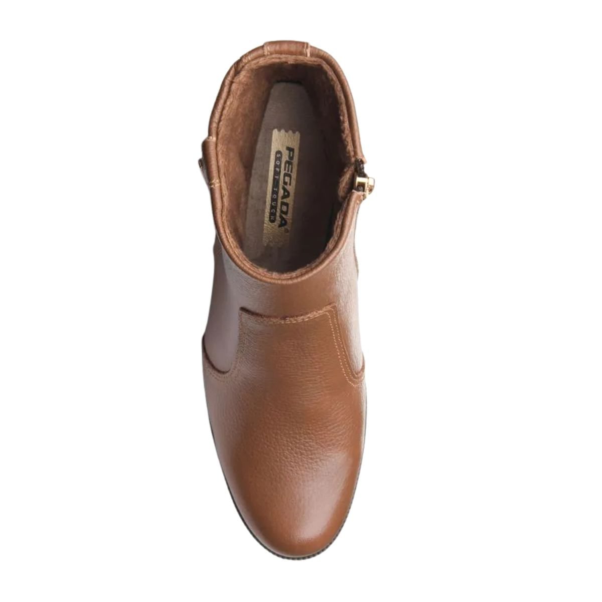 Bota Feminina Cano Baixo Diana Pegada Marrom Marrom 7