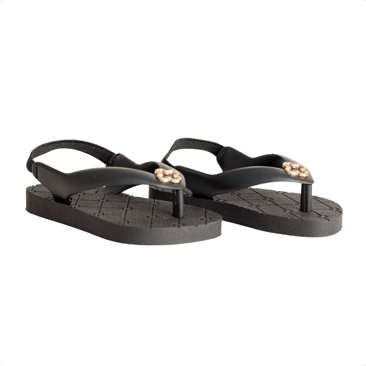 Chinelo Infantil Dedo Capodarte Preta Preto 7
