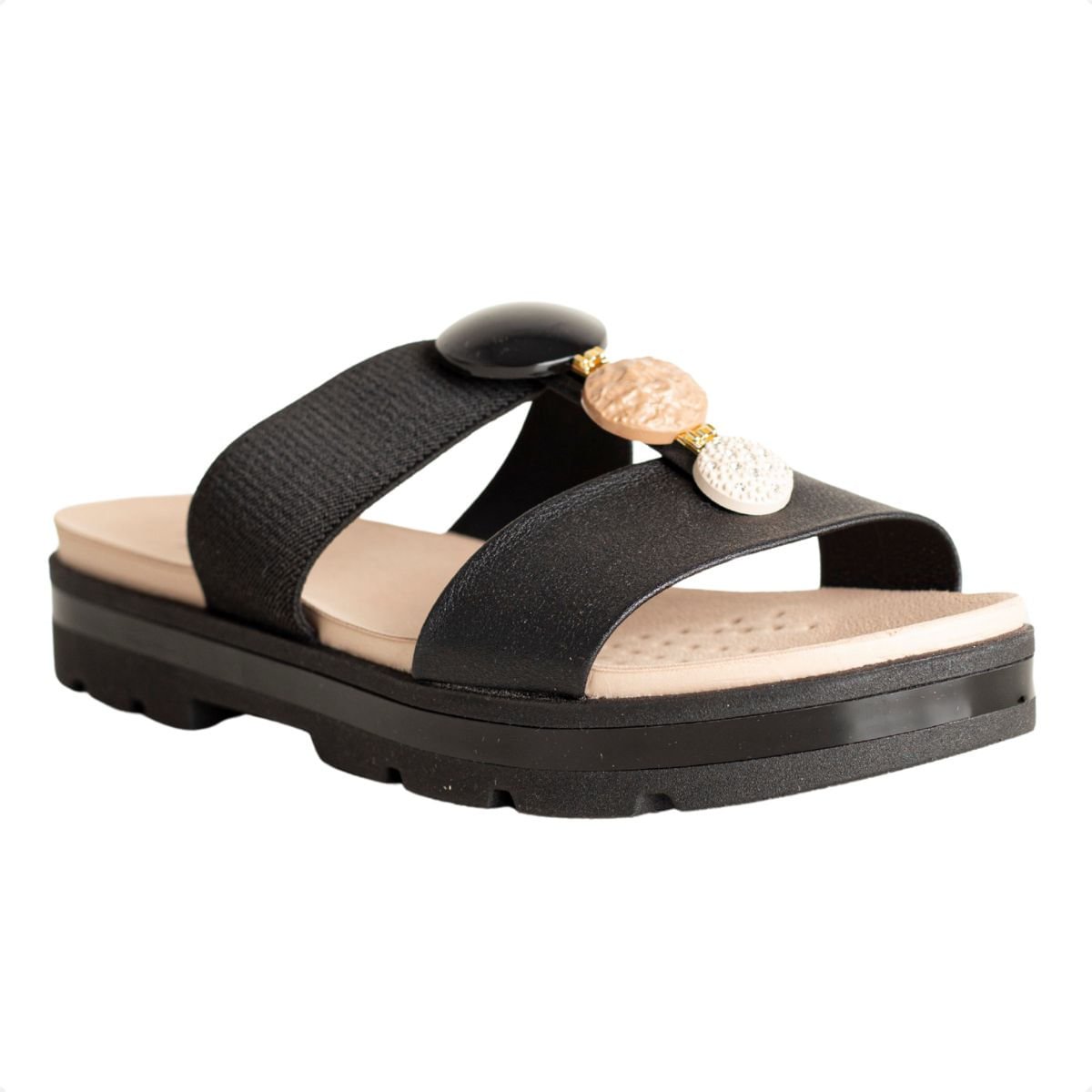 Tamanco Feminino Anabela Modare Preto 2