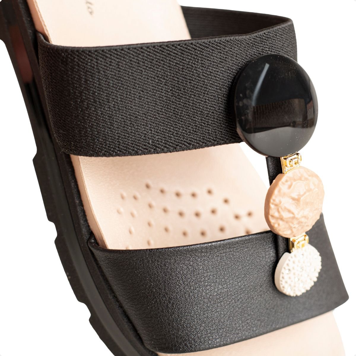 Tamanco Feminino Anabela Modare Preto 3