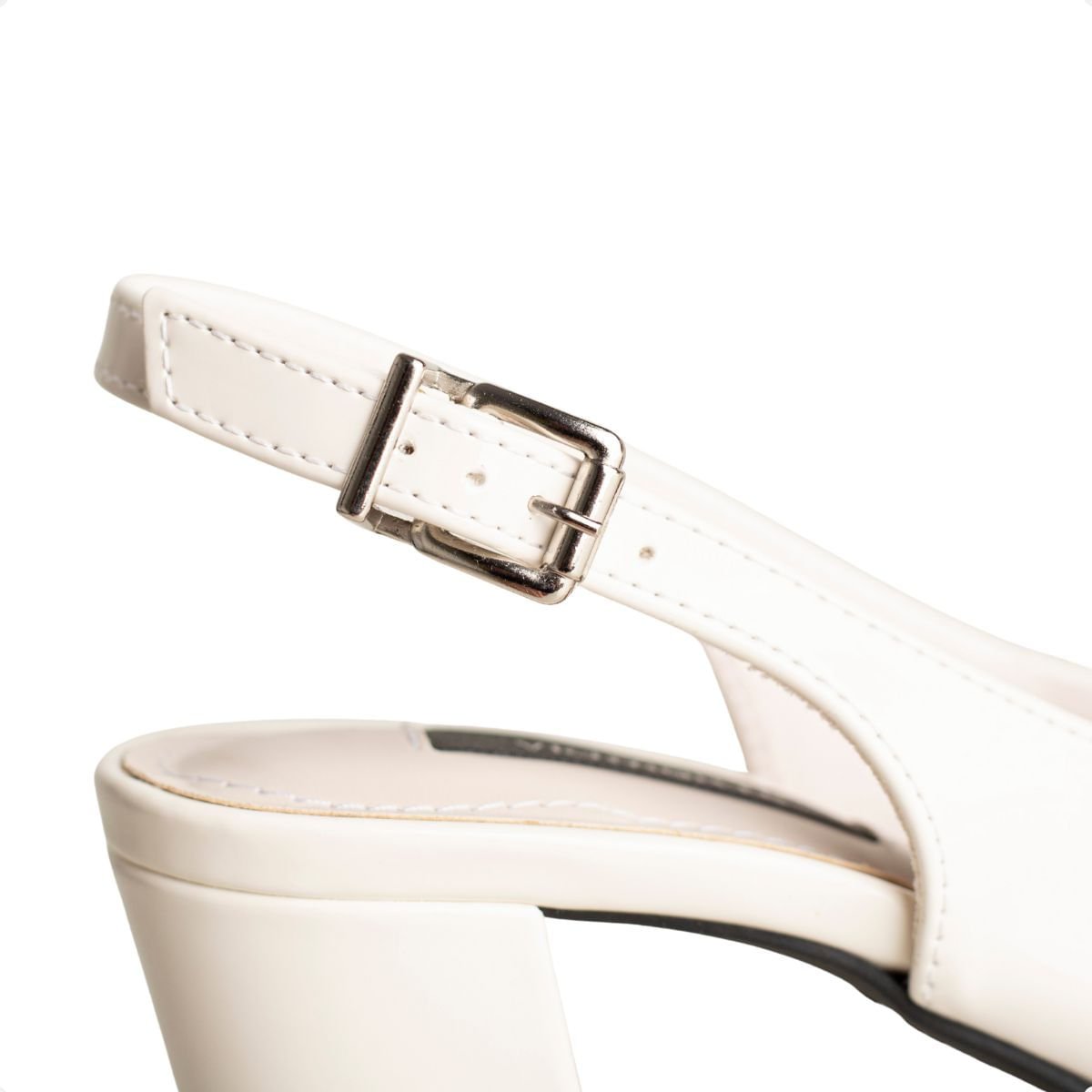 Scarpin Feminino Slingback Branco 7