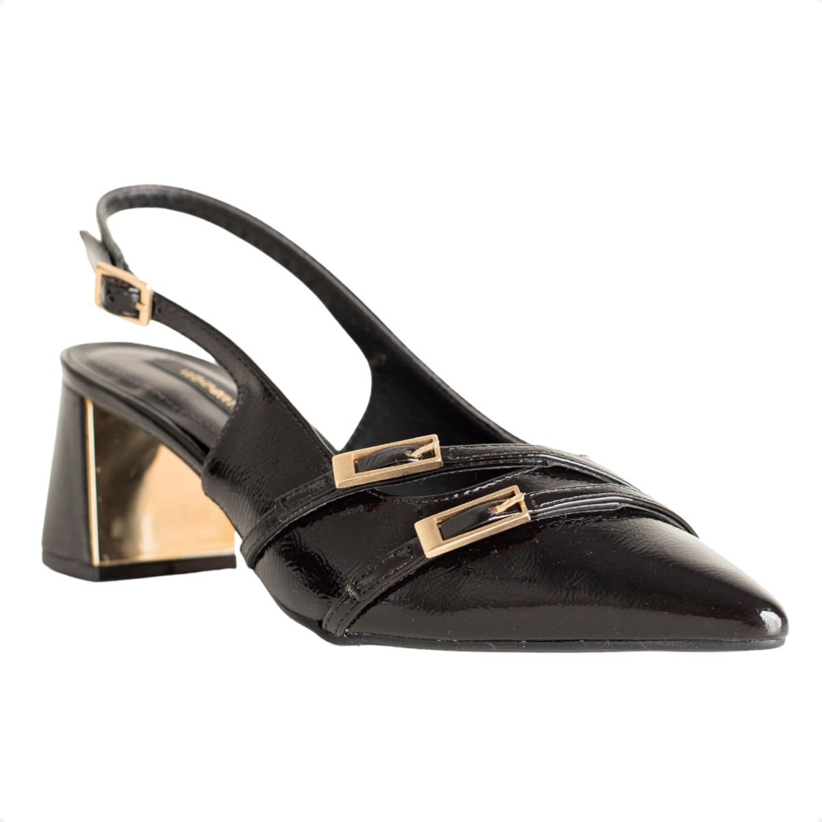 Sapato Feminino Salto Via Marte Preto 2