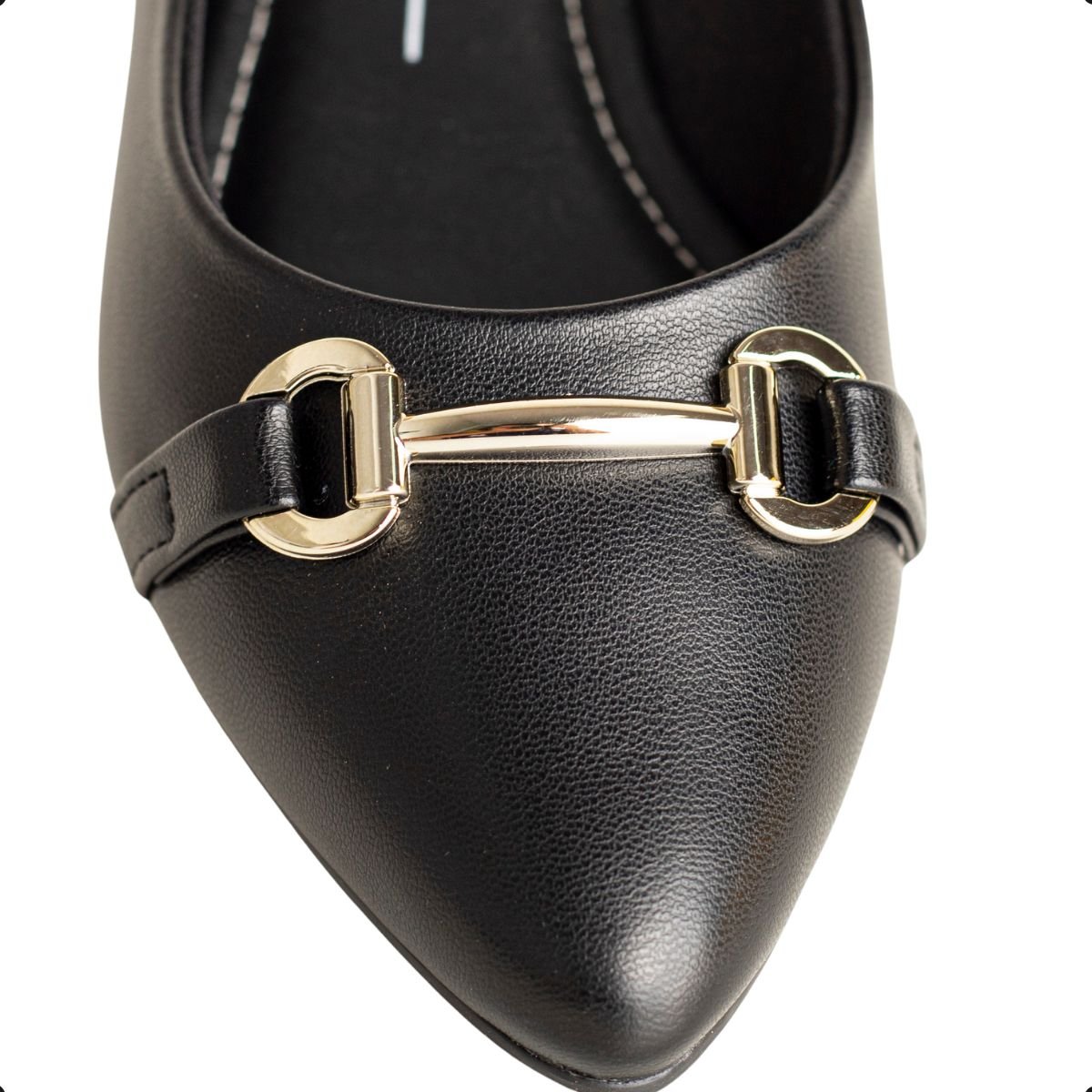 Sapato Feminino Chanel Moleca Preto 3