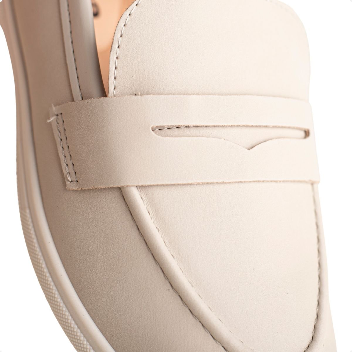 Sapato Feminino Mocassim Moleca Bege 7
