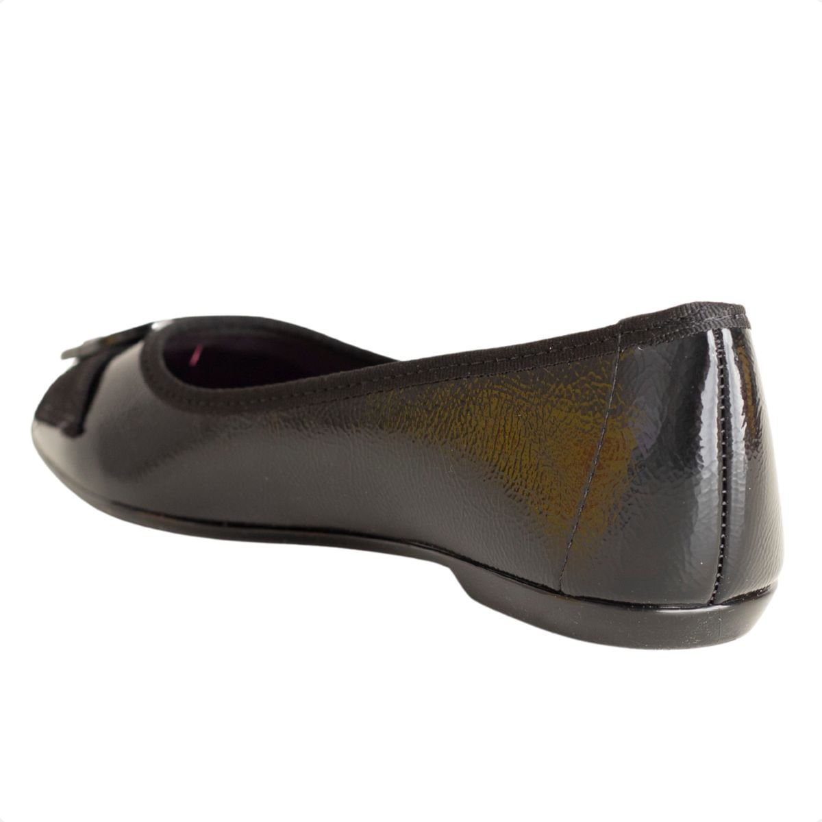 Sapatilha Feminino Bico Quadrado Moleca Preto 5