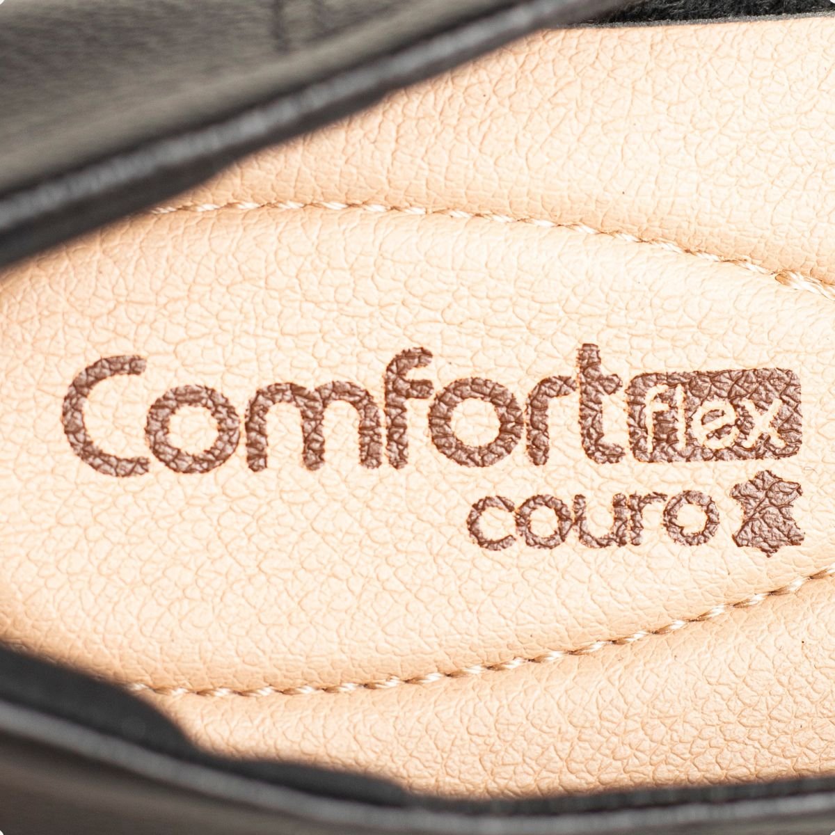 Sapato Fem Mocassim Comfortflex Preto 3