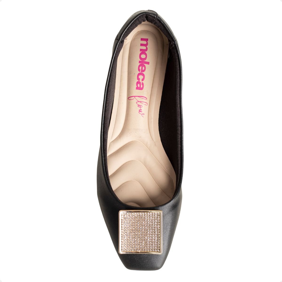 Sapatilha Bico Redondo Moleca Preto 6