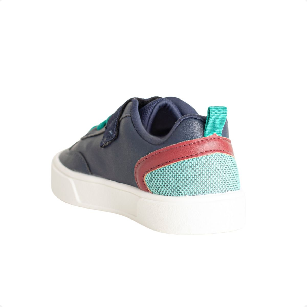Tênis Jump Kids Baby Azul Com Detalhes Verde Marinho 5